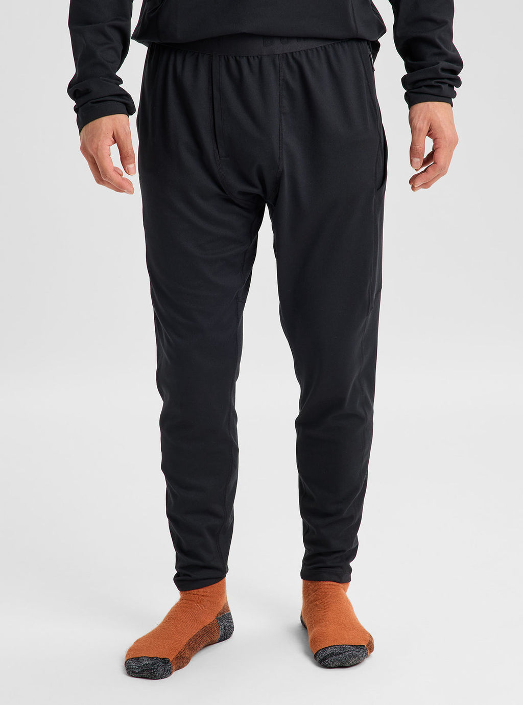 Men's Burton Synthetic Midweight Base Layer Pants - True Black - Burton Pants Base - alternate view 4