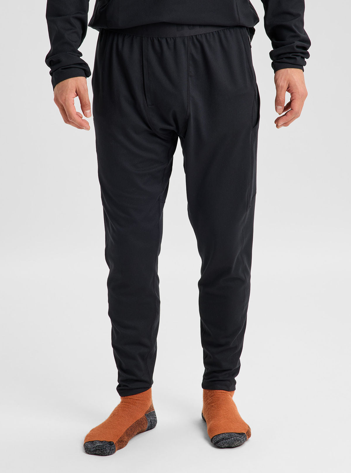 Men's Burton Synthetic Midweight Base Layer Pants - True Black - Burton Pants Base - alternate view 4