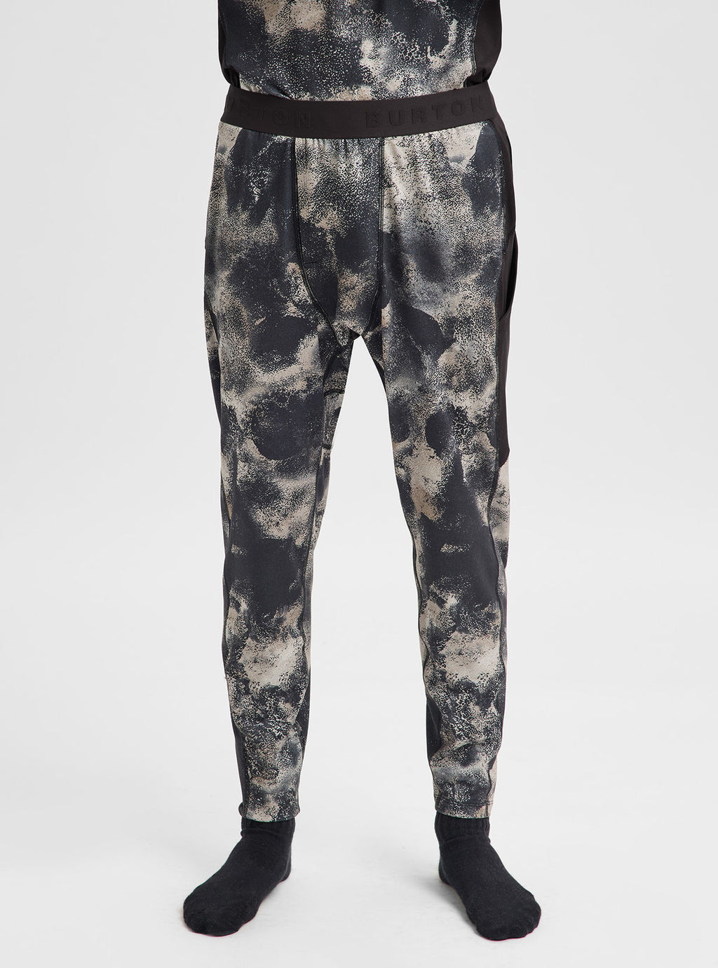 Men's Burton Synthetic Midweight Base Layer Pants - Desert Rock/True Black - Burton Pants Base - alternate view 4