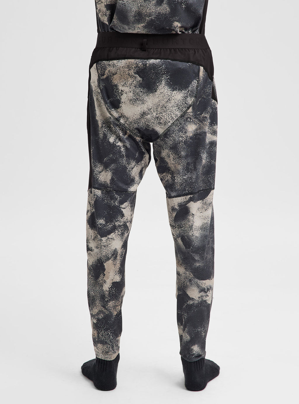 Men's Burton Synthetic Midweight Base Layer Pants - Desert Rock/True Black - Burton Pants Base - alternate view 5