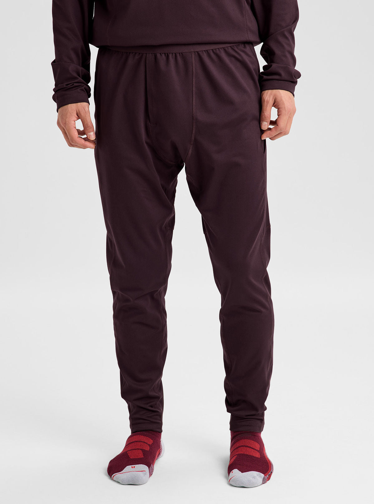 Men's Burton Synthetic Midweight Base Layer Pants - Bear Hug Brown - Burton Pants Base - alternate view 4