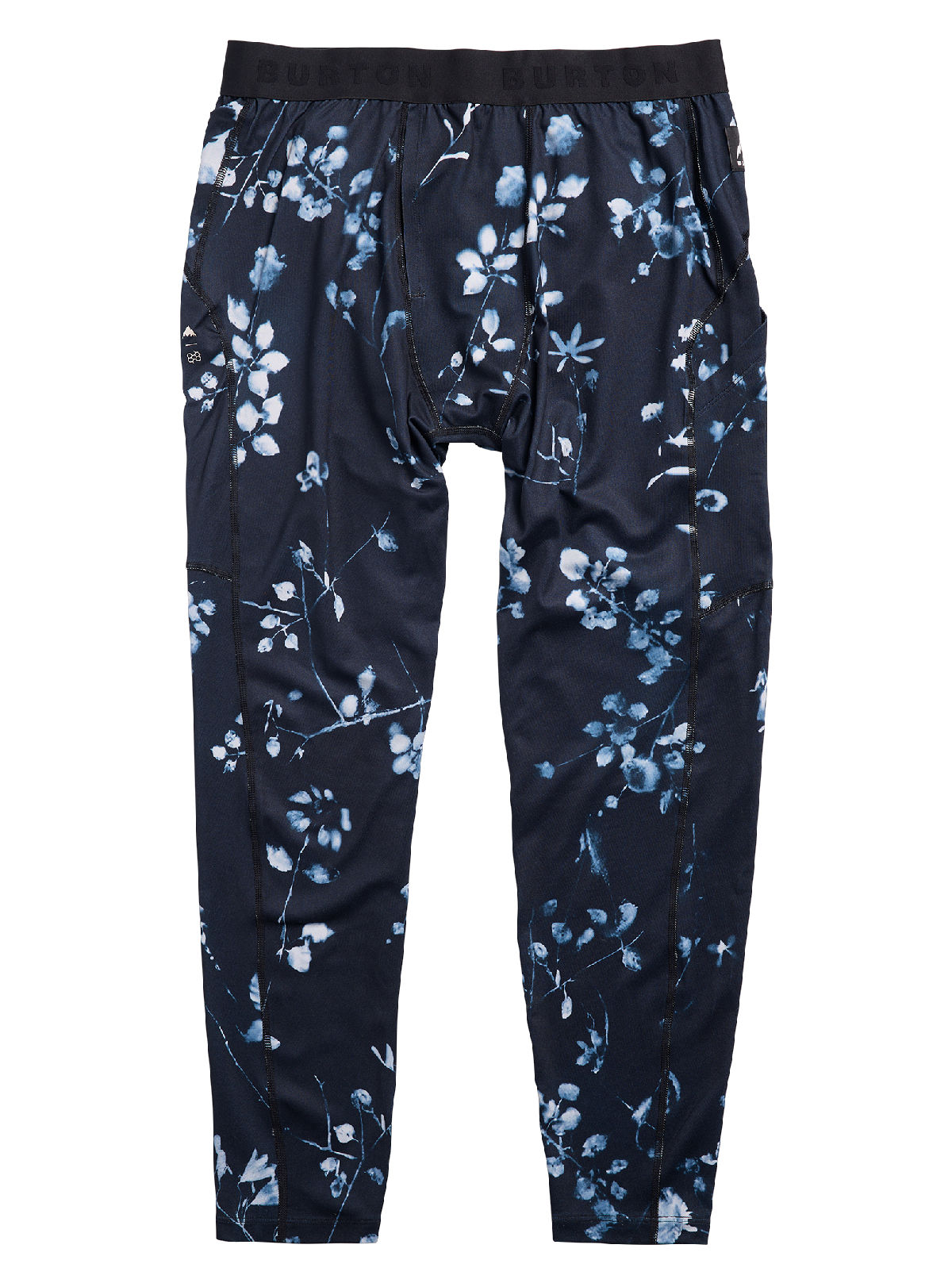 Men's Burton Synthetic Midweight Base Layer Pants - Cyanotype Floral - Burton Pants Base
