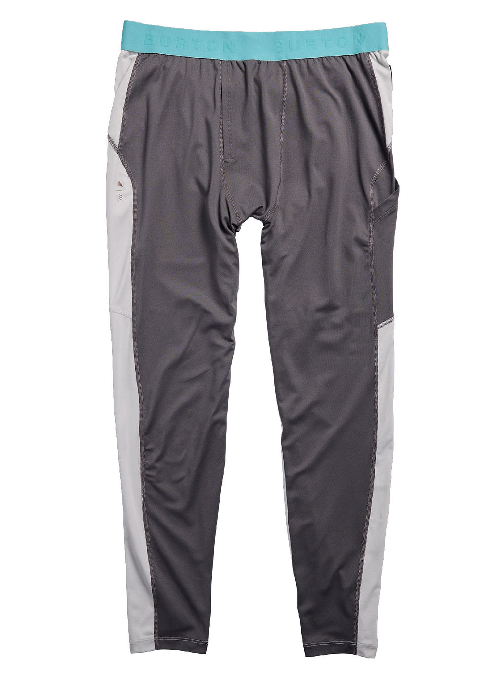 Men's Burton Synthetic Midweight Base Layer Pants - Gotham Gray/Gray Cloud - Burton Pants Base