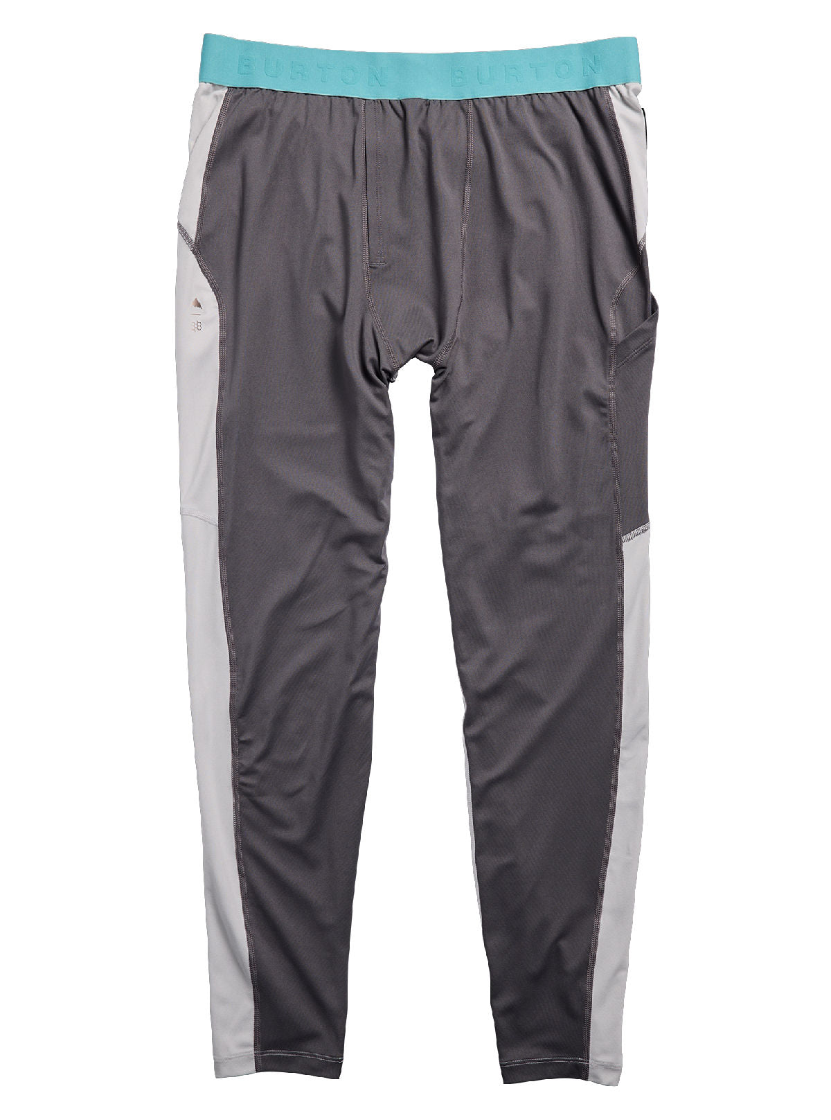 Men's Burton Synthetic Midweight Base Layer Pants - Gotham Gray/Gray Cloud - Burton Pants Base
