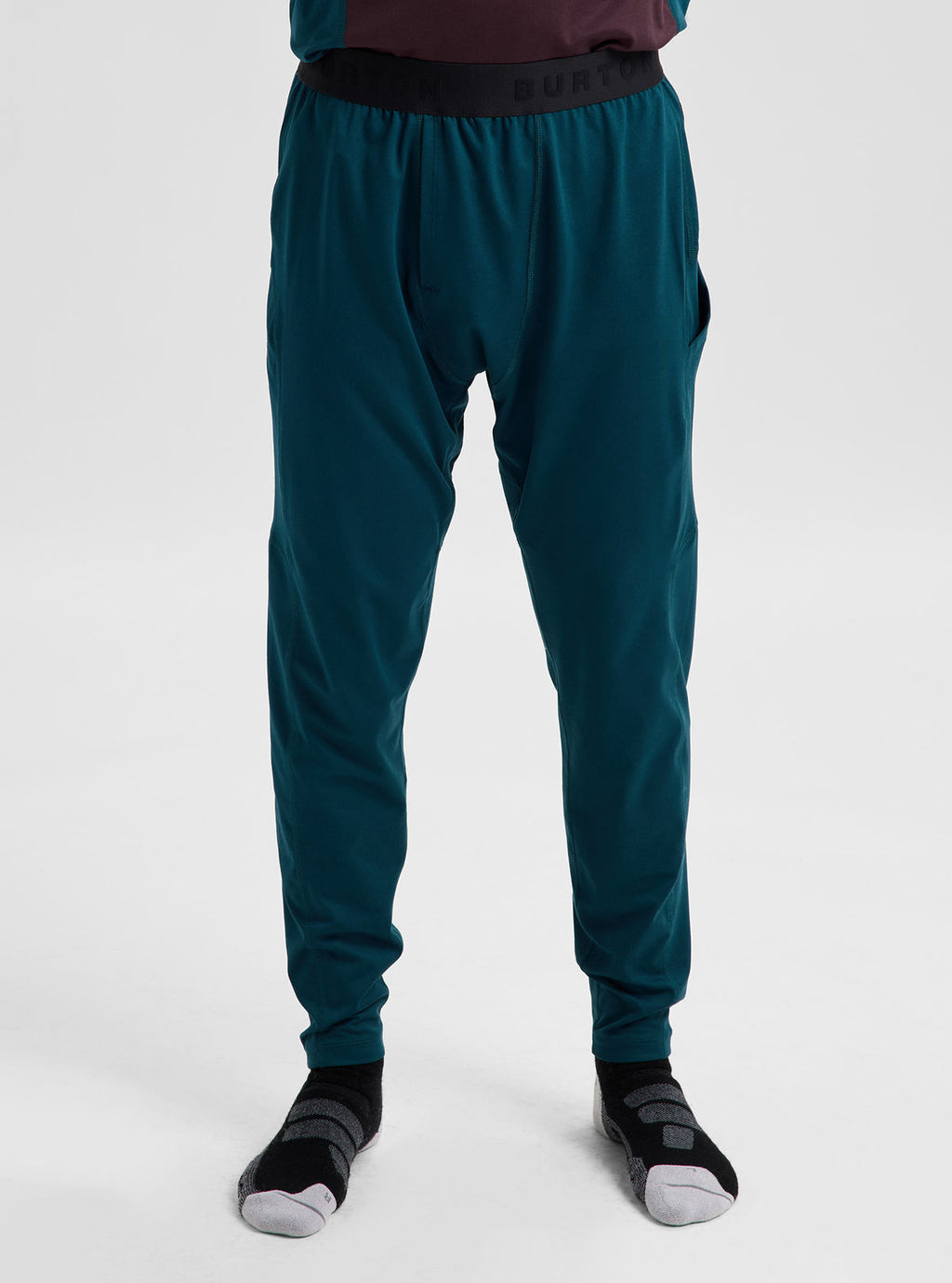 Men's Burton Synthetic Midweight Base Layer Pants - Atlantic Teal - Burton Pants Base - alternate view 4