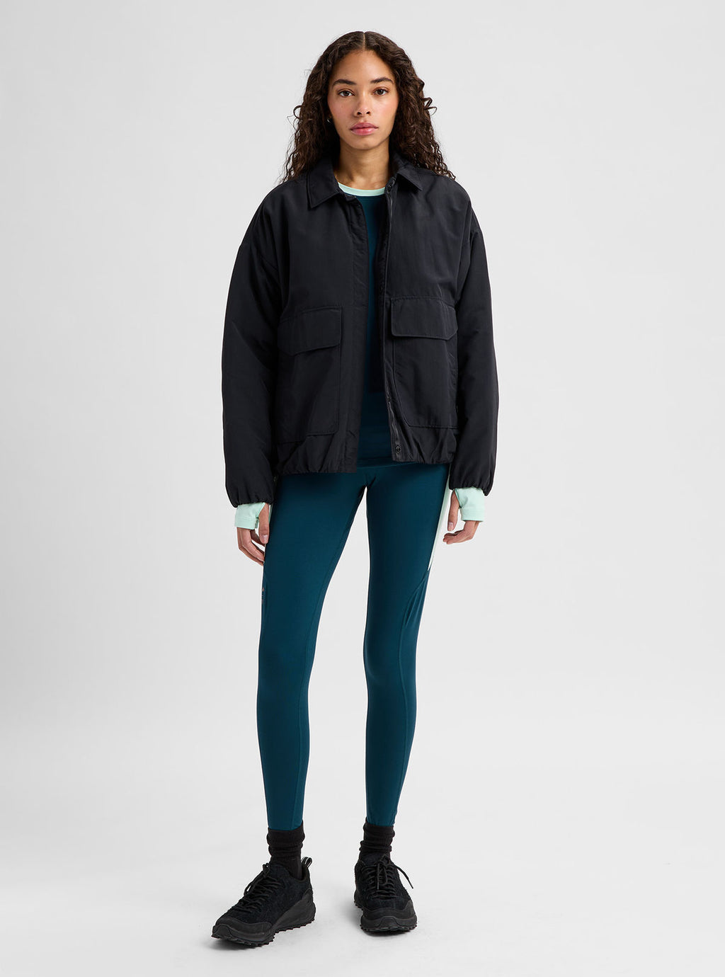 Women's Burton Synthetic Midweight Base Layer Pants - Atlantic Teal/Spring Frost - Burton Pants Base - alternate view 3