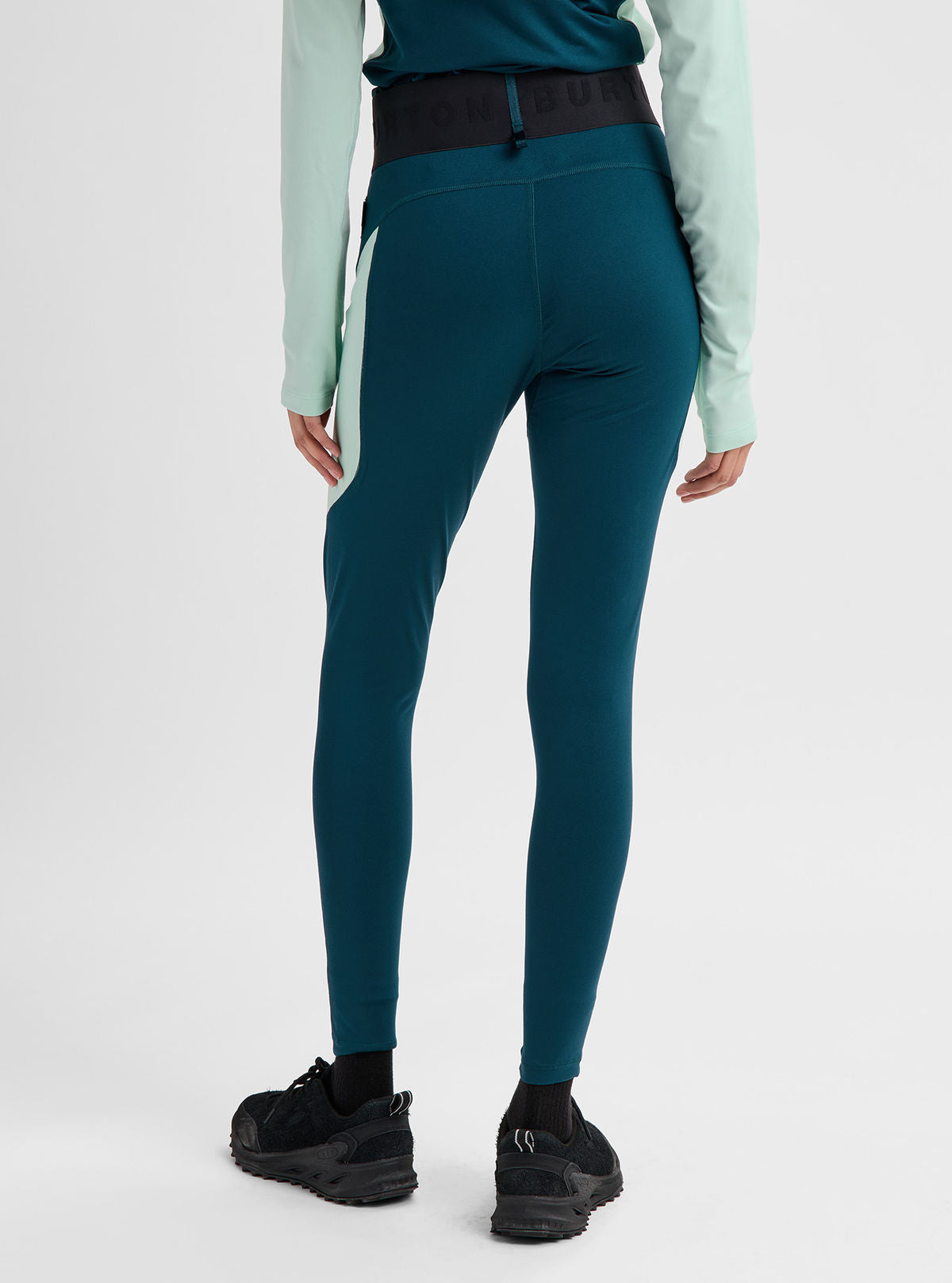 Women's Burton Synthetic Midweight Base Layer Pants - Atlantic Teal/Spring Frost - Burton Pants Base - alternate view 5