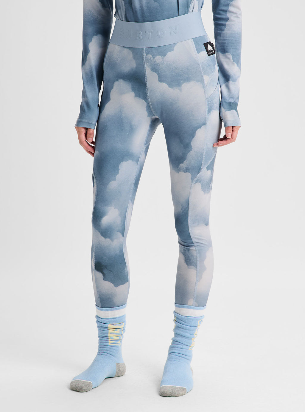 Women's Burton Synthetic Midweight Base Layer Pants - Nimbus - Burton Pants Base - alternate view 4