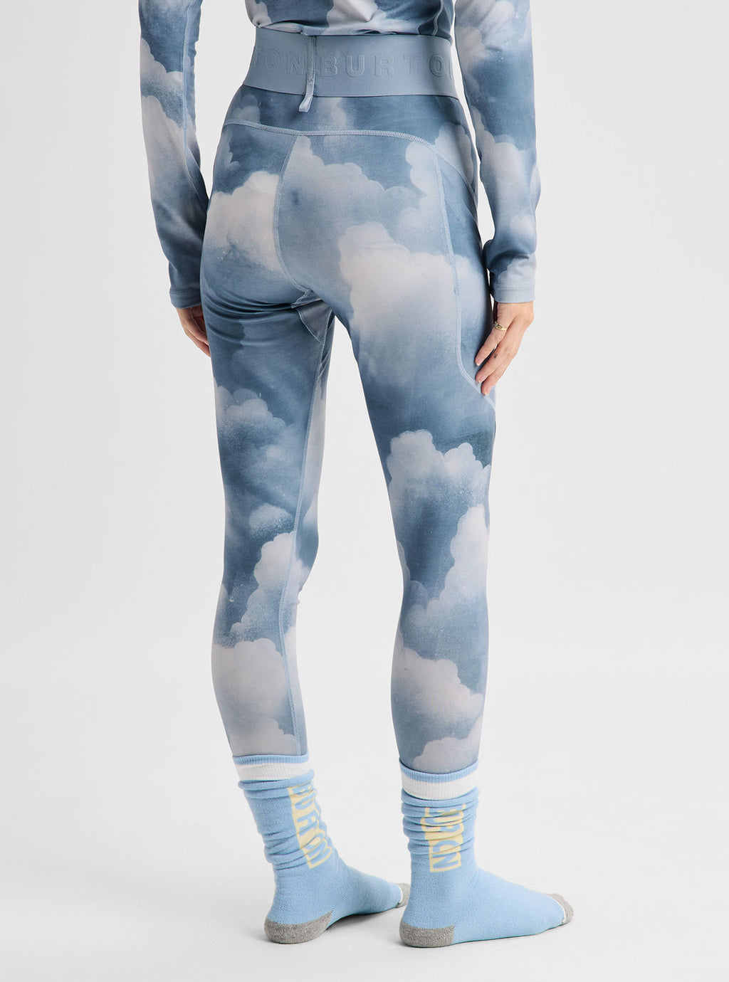 Women's Burton Synthetic Midweight Base Layer Pants - Nimbus - Burton Pants Base - alternate view 5