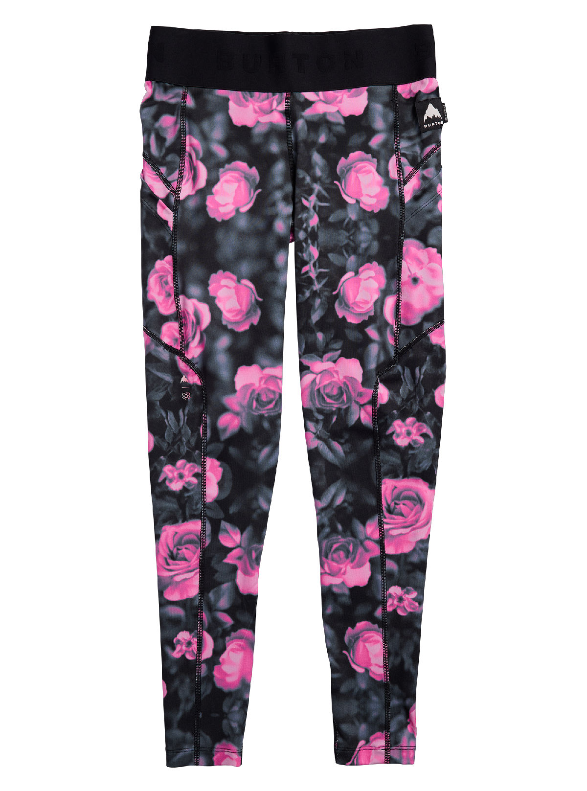 Women's Burton Synthetic Midweight Base Layer Pants - Shockwave Floral - Burton Pants Base