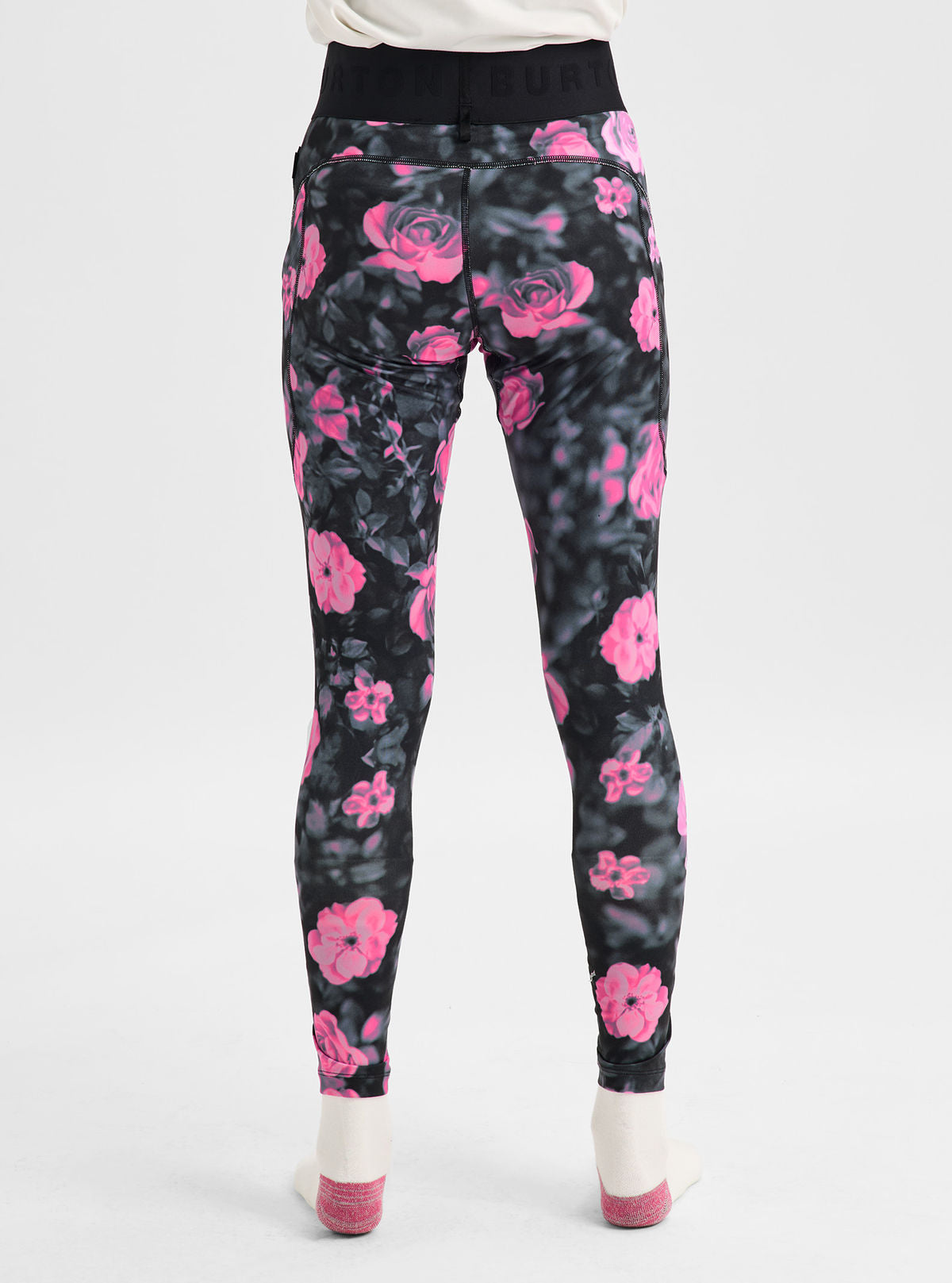 Women's Burton Synthetic Midweight Base Layer Pants - Shockwave Floral - Burton Pants Base - alternate view 5