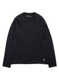 Men's Burton Synthetic Lightweight Base Layer Crewneck - True Black - Burton Crew Neck Base