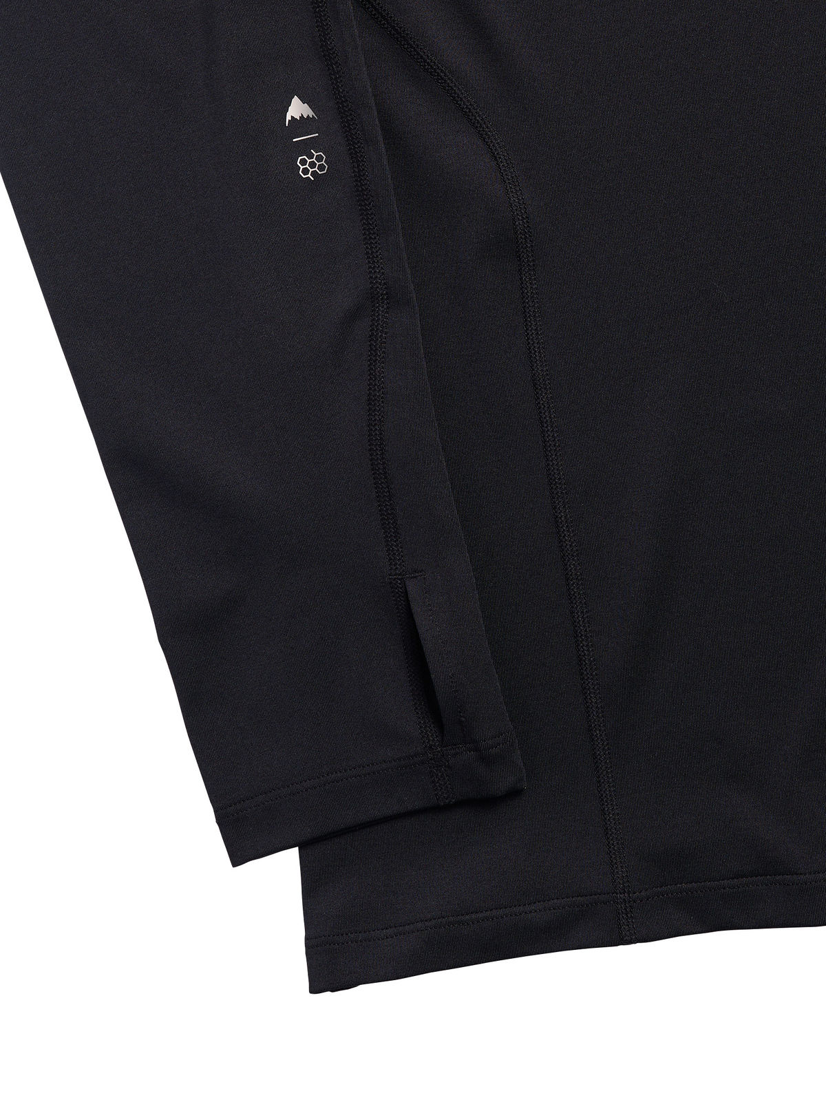 Men's Burton Synthetic Lightweight Base Layer Crewneck - True Black - Burton Crew Neck Base - alternate view 2