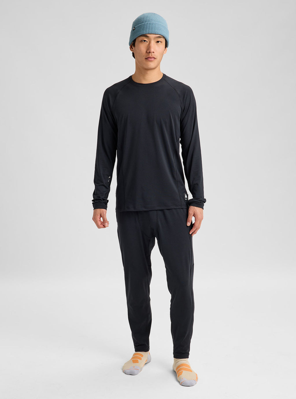Men's Burton Synthetic Lightweight Base Layer Crewneck - True Black - Burton Crew Neck Base - alternate view 3