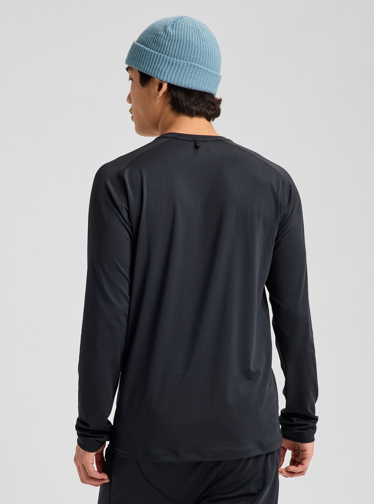 Men's Burton Synthetic Lightweight Base Layer Crewneck - True Black - Burton Crew Neck Base - alternate view 5
