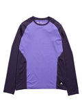 Men's Burton Synthetic Lightweight Base Layer Crewneck - Purple Voltage Nightshade Purple - Burton Crew Neck Base