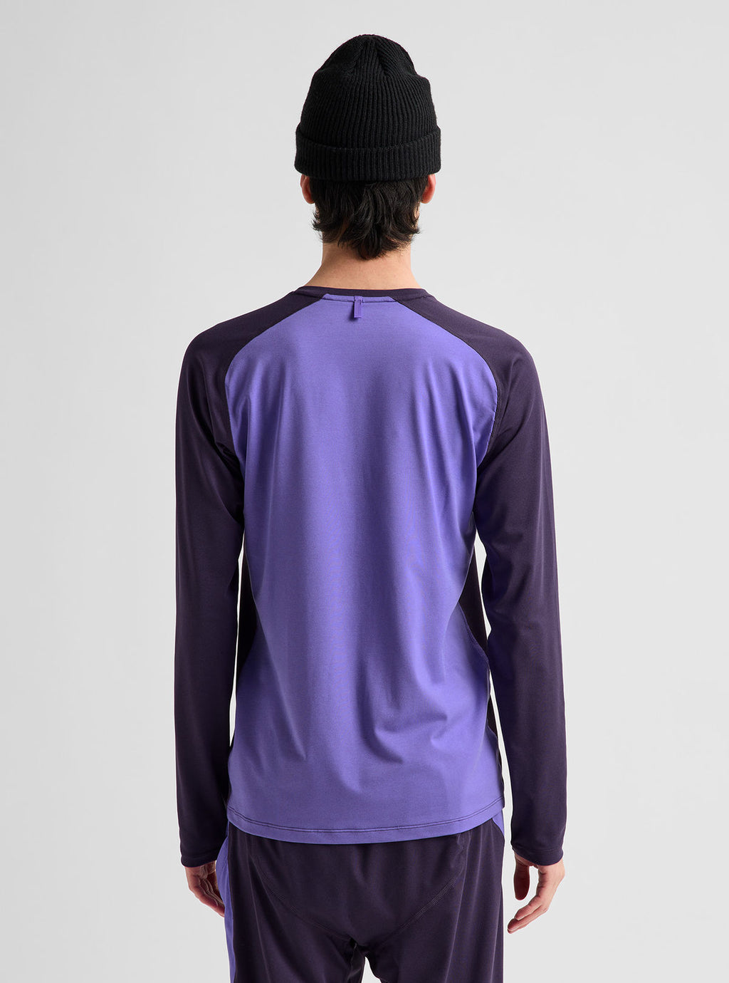 Men's Burton Synthetic Lightweight Base Layer Crewneck - Purple Voltage/Nightshade Purple - Burton Crew Neck Base - alternate view 5