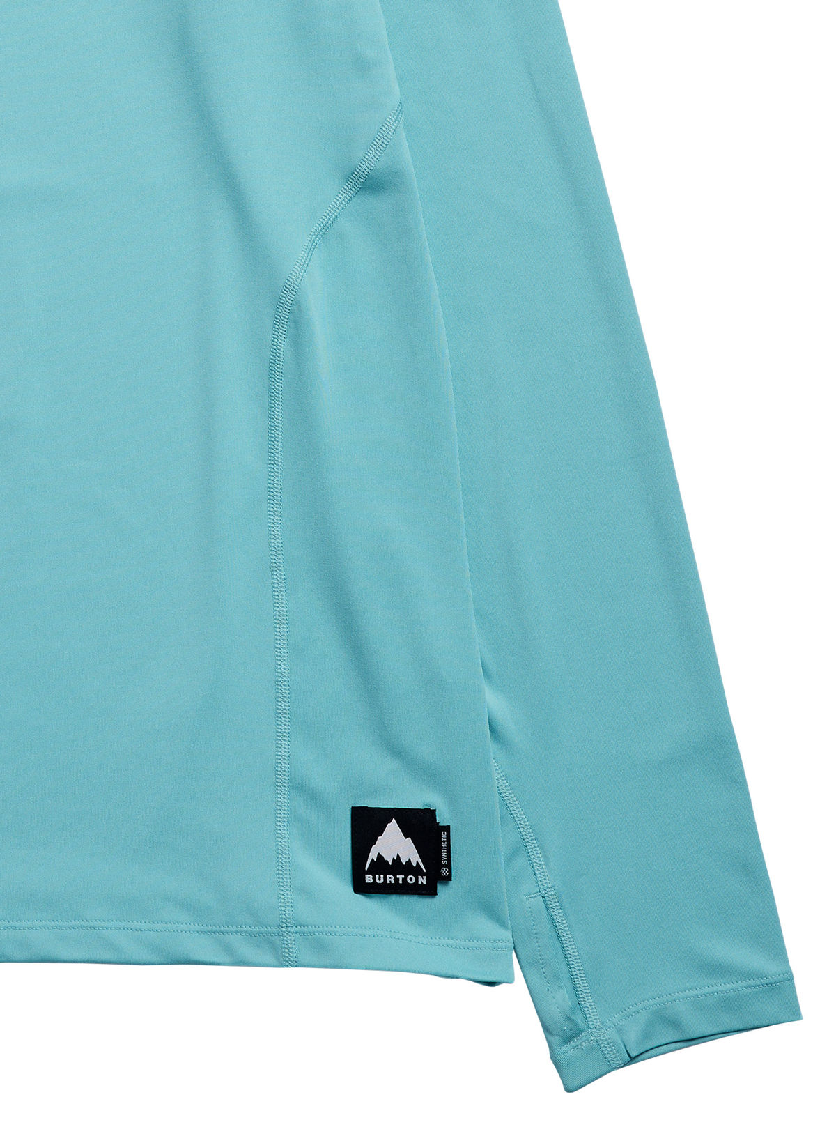 Men's Burton Synthetic Lightweight Base Layer Crewneck - Mineral Blue - Burton Crew Neck Base - alternate view 2