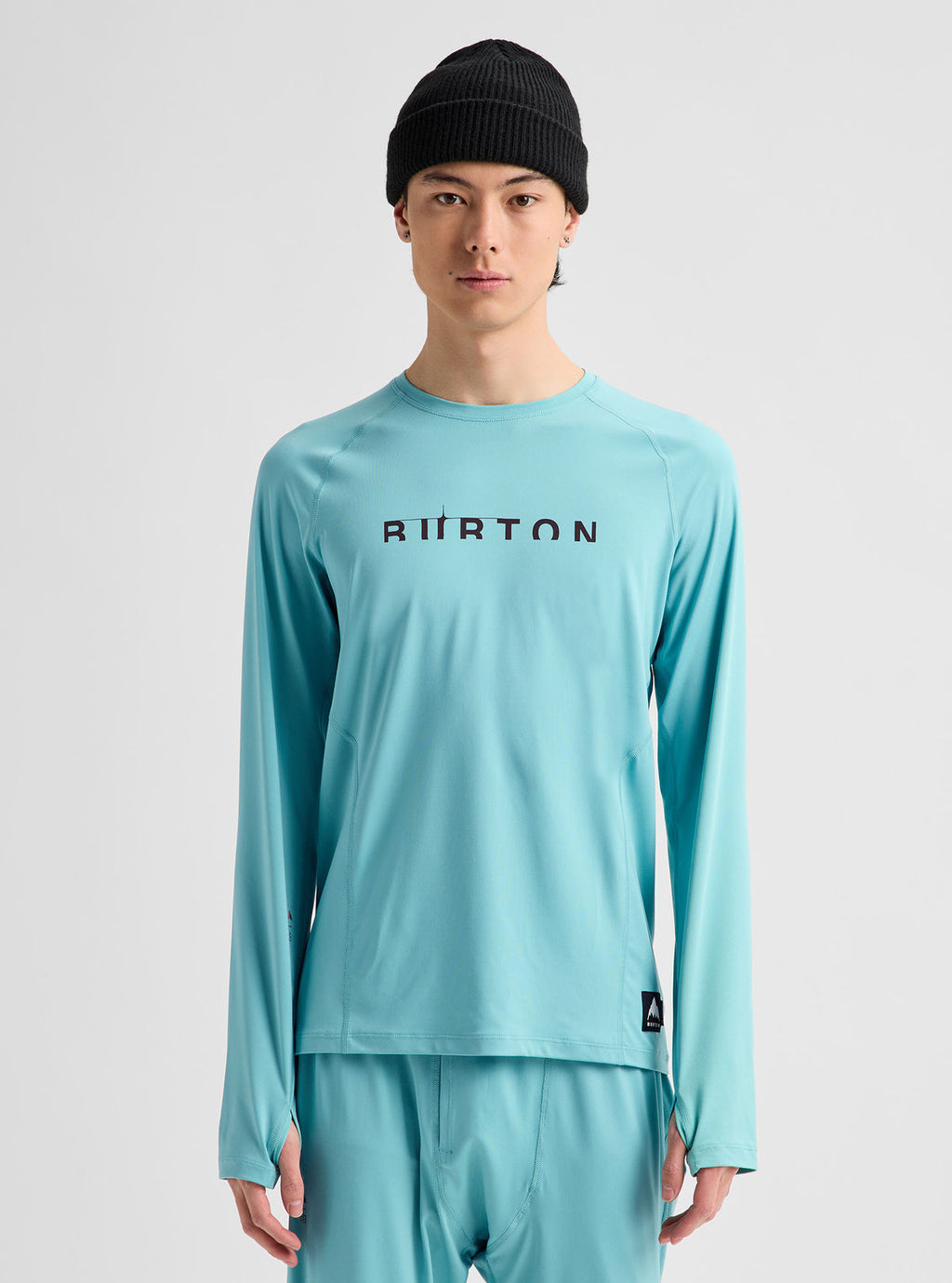 Men's Burton Synthetic Lightweight Base Layer Crewneck - Mineral Blue - Burton Crew Neck Base - alternate view 4