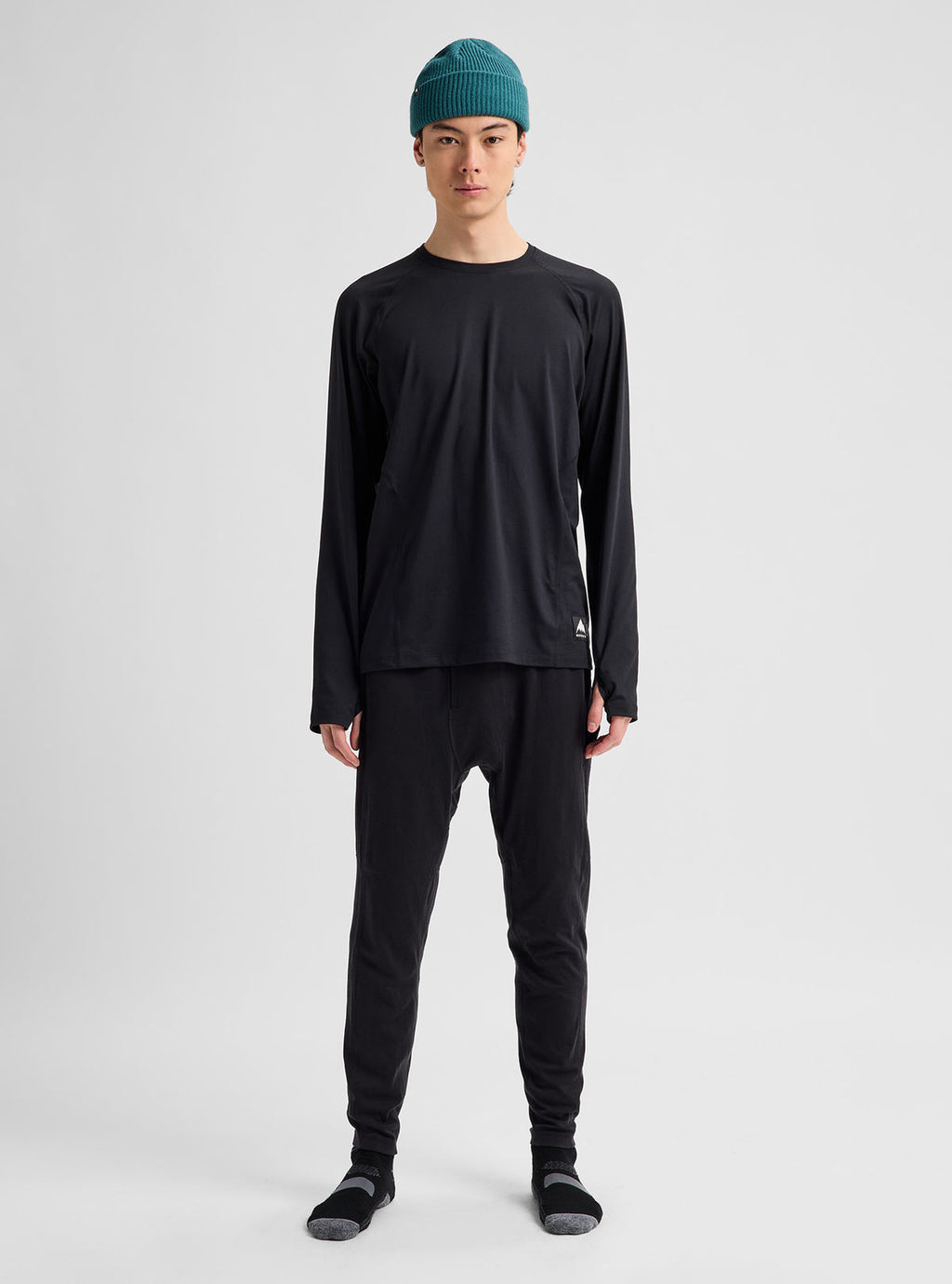 Men's Burton Synthetic Lightweight Basel Layer Pants - True Black - Burton Pants Base - alternate view 3