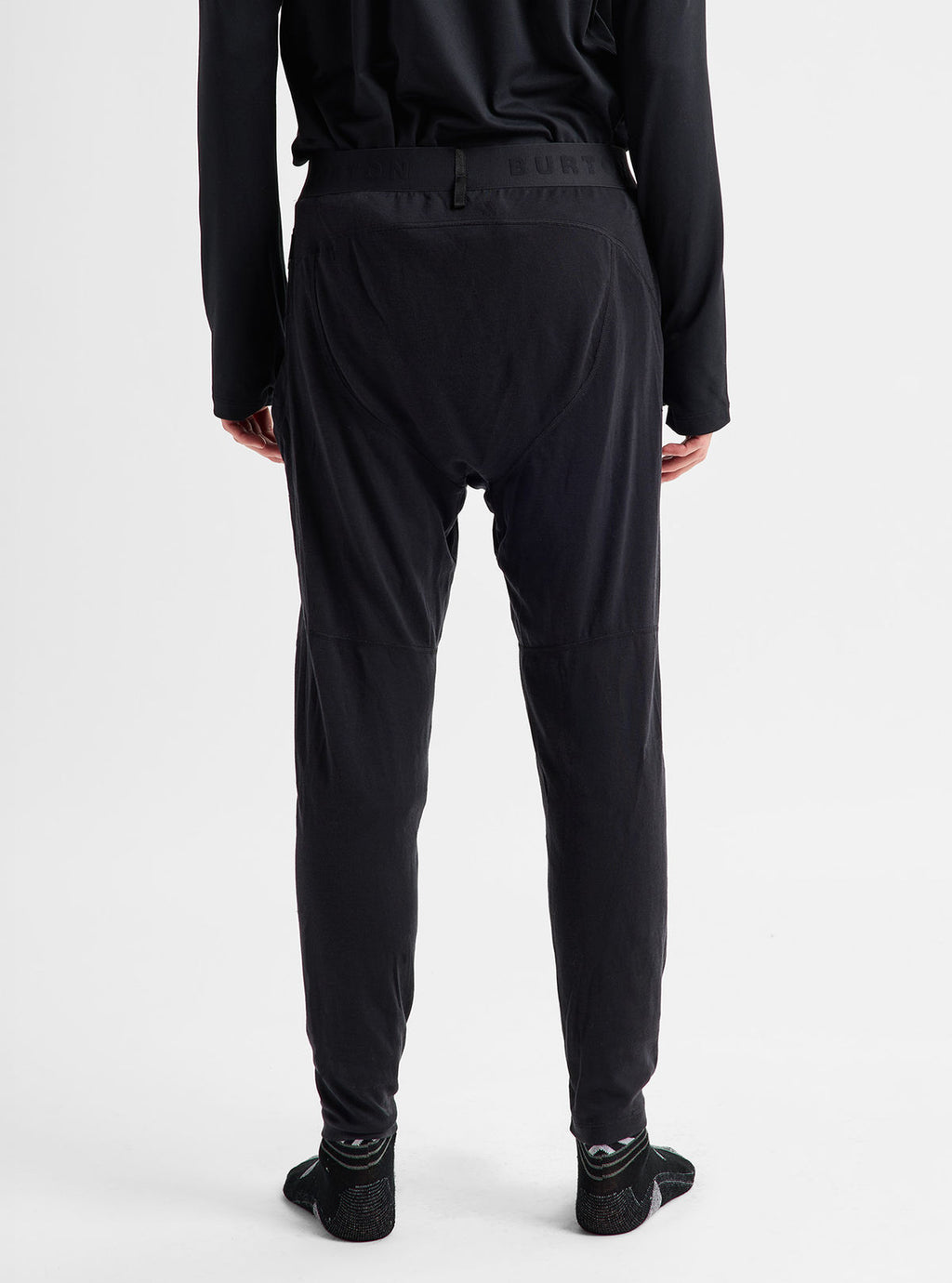 Men's Burton Synthetic Lightweight Basel Layer Pants - True Black - Burton Pants Base - alternate view 5
