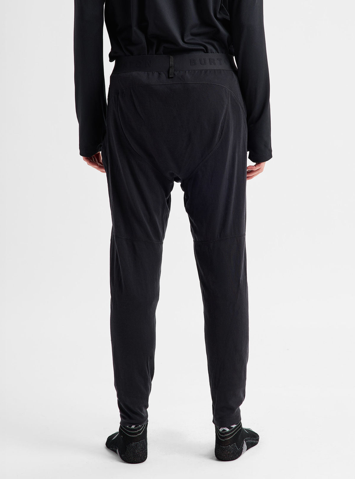 Men's Burton Synthetic Lightweight Basel Layer Pants - True Black - Burton Pants Base - alternate view 5