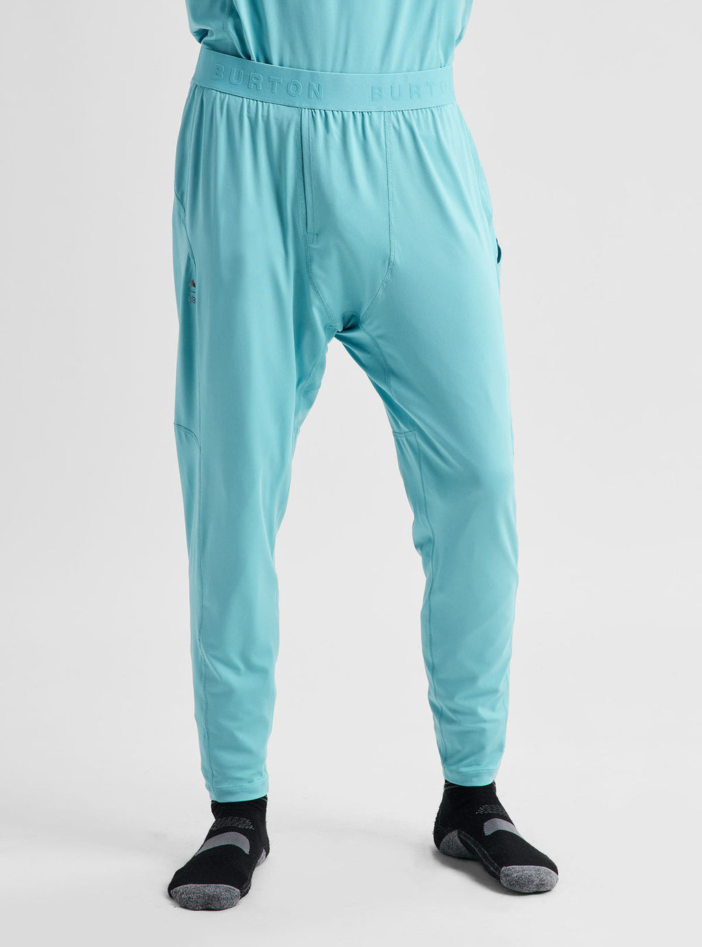 Men's Burton Synthetic Lightweight Basel Layer Pants - Mineral Blue - Burton Pants Base - alternate view 4