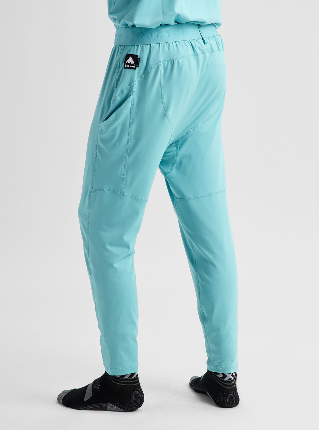 Men's Burton Synthetic Lightweight Basel Layer Pants - Mineral Blue - Burton Pants Base - alternate view 5