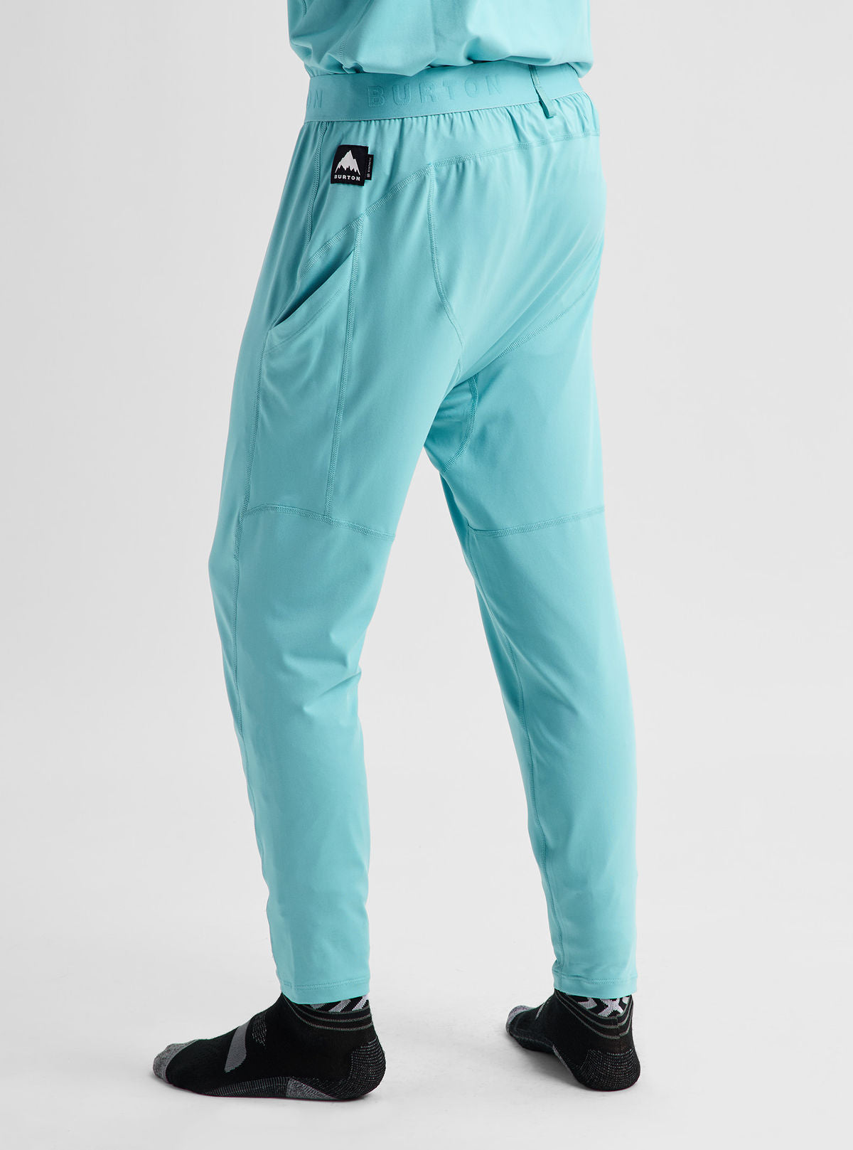 Men's Burton Synthetic Lightweight Basel Layer Pants - Mineral Blue - Burton Pants Base - alternate view 5