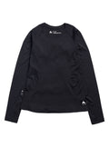 Women's Burton Lightweight Base Layer Crewneck - True Black - Burton Crew Neck Base