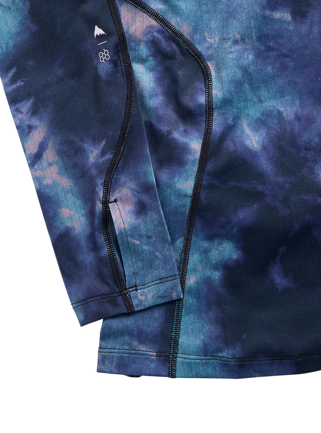 Women's Burton Lightweight Base Layer Crewneck - Crystal Dye - Burton Crew Neck Base - alternate view 2