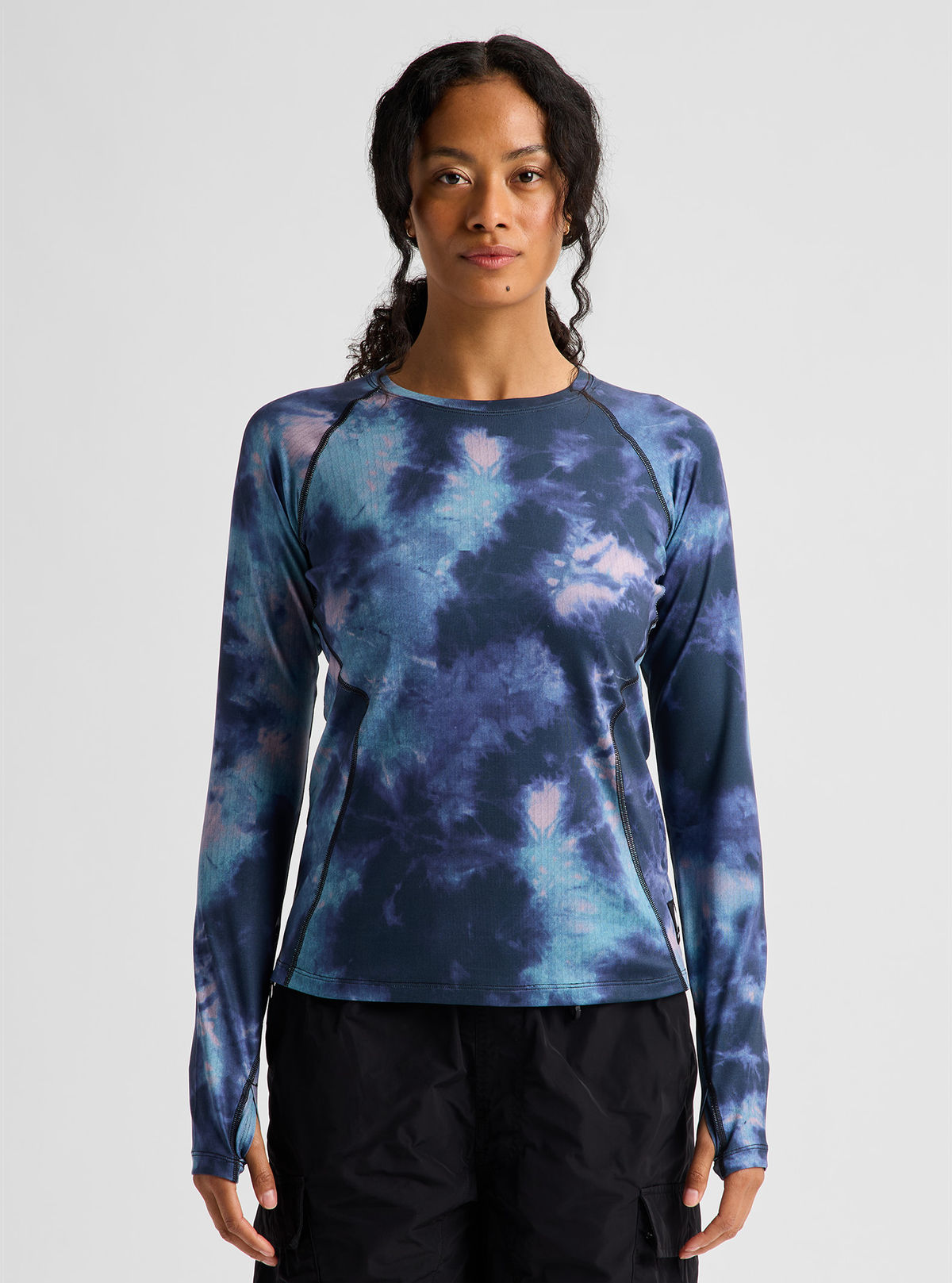 Women's Burton Lightweight Base Layer Crewneck - Crystal Dye - Burton Crew Neck Base - alternate view 4