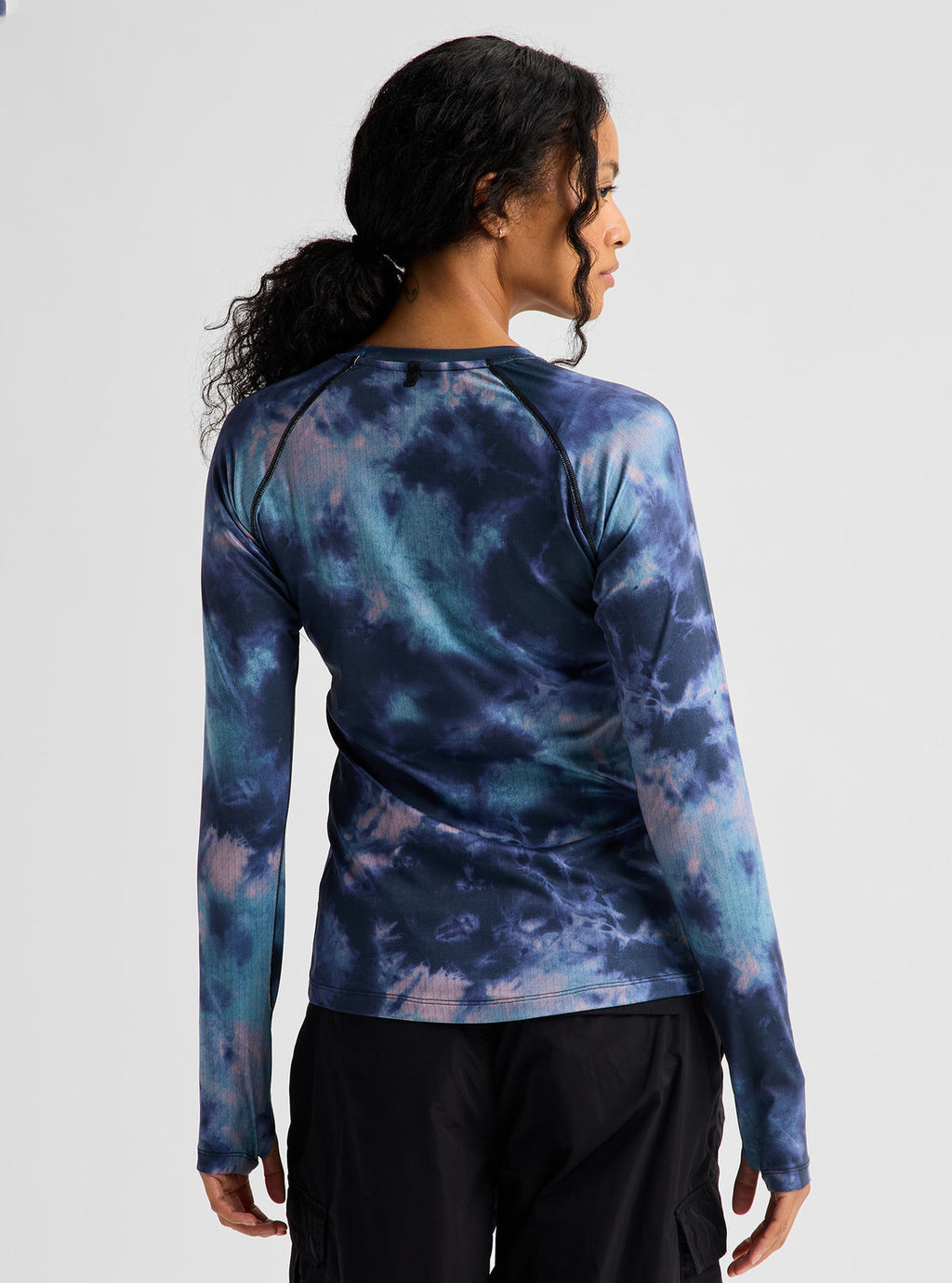 Women's Burton Lightweight Base Layer Crewneck - Crystal Dye - Burton Crew Neck Base - alternate view 5