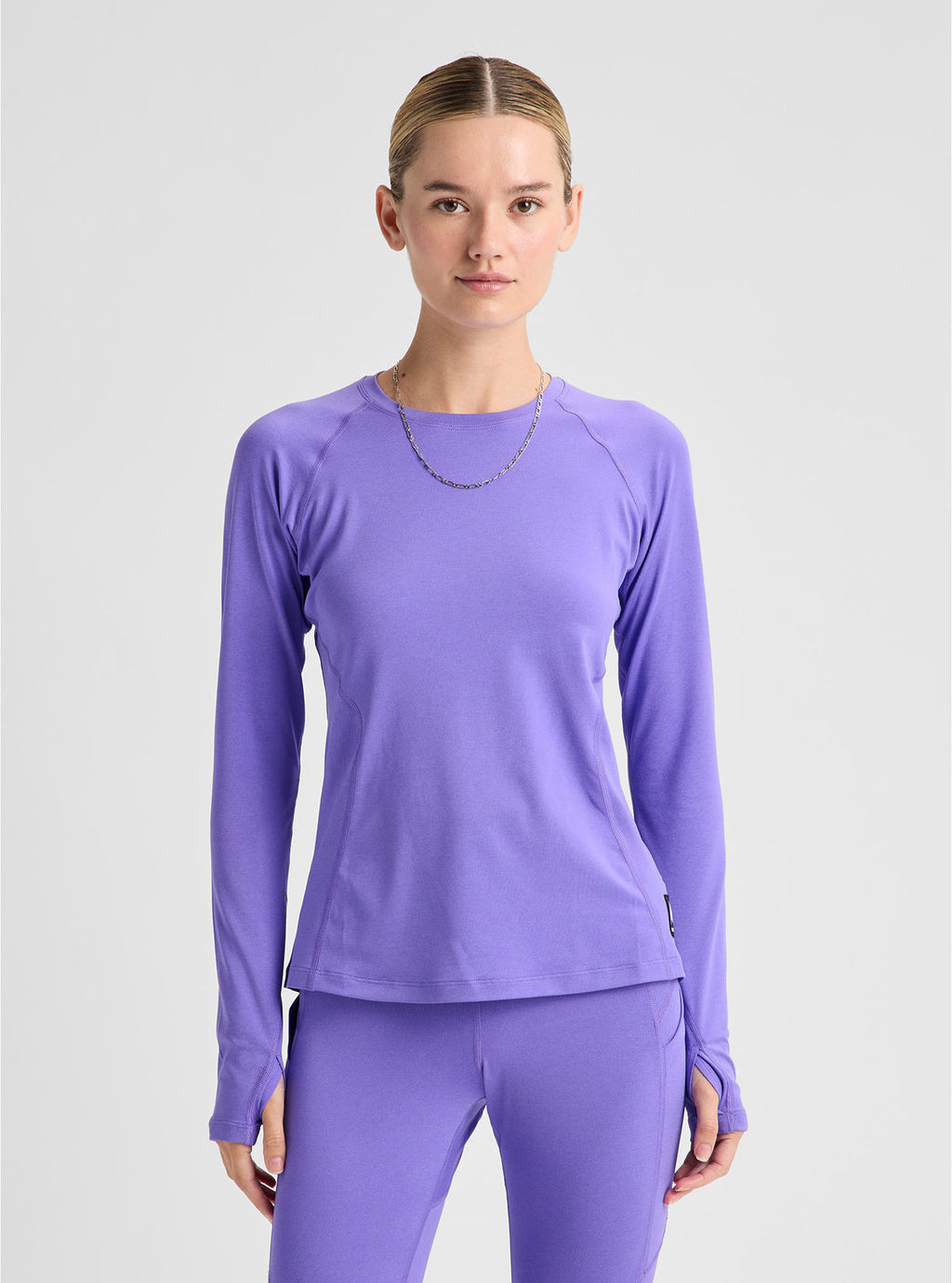 Women's Burton Lightweight Base Layer Crewneck - Purple Voltage - Burton Crew Neck Base - alternate view 4