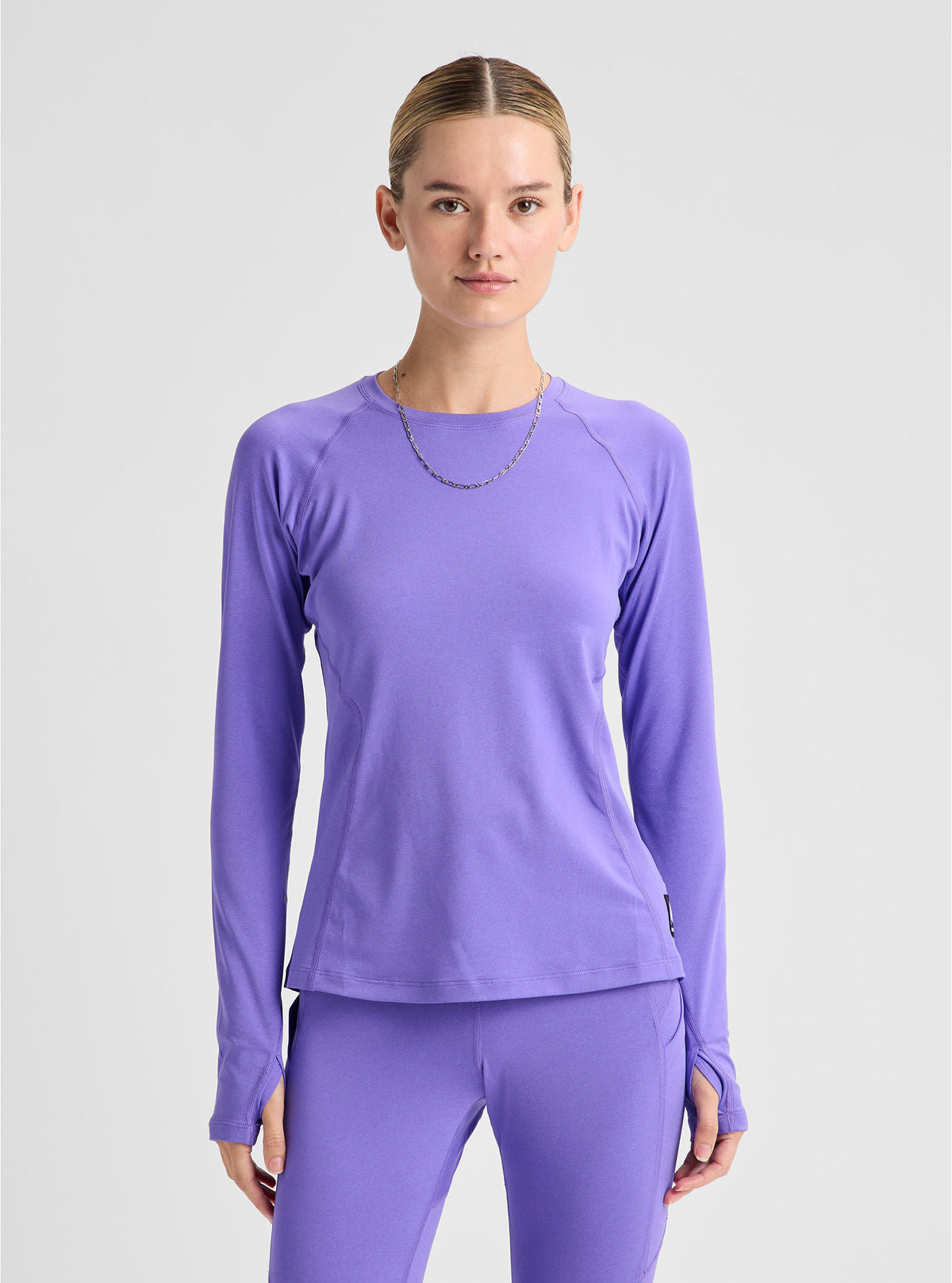Women's Burton Lightweight Base Layer Crewneck - Purple Voltage - Burton Crew Neck Base - alternate view 4