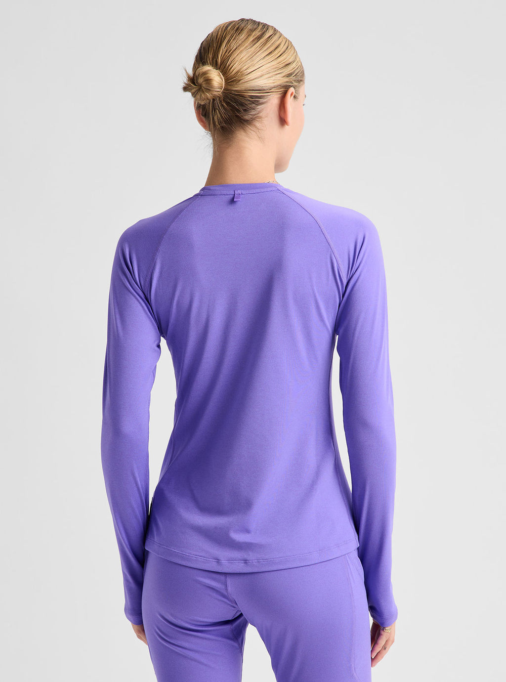 Women's Burton Lightweight Base Layer Crewneck - Purple Voltage - Burton Crew Neck Base - alternate view 5