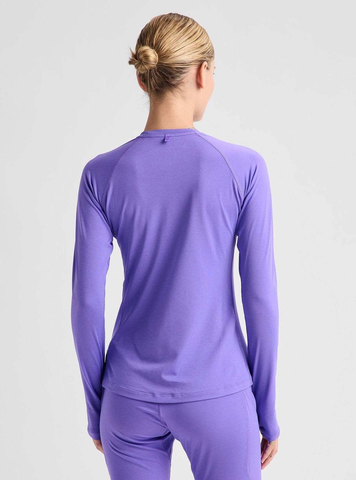 Women's Burton Lightweight Base Layer Crewneck - Purple Voltage - Burton Crew Neck Base - alternate view 5