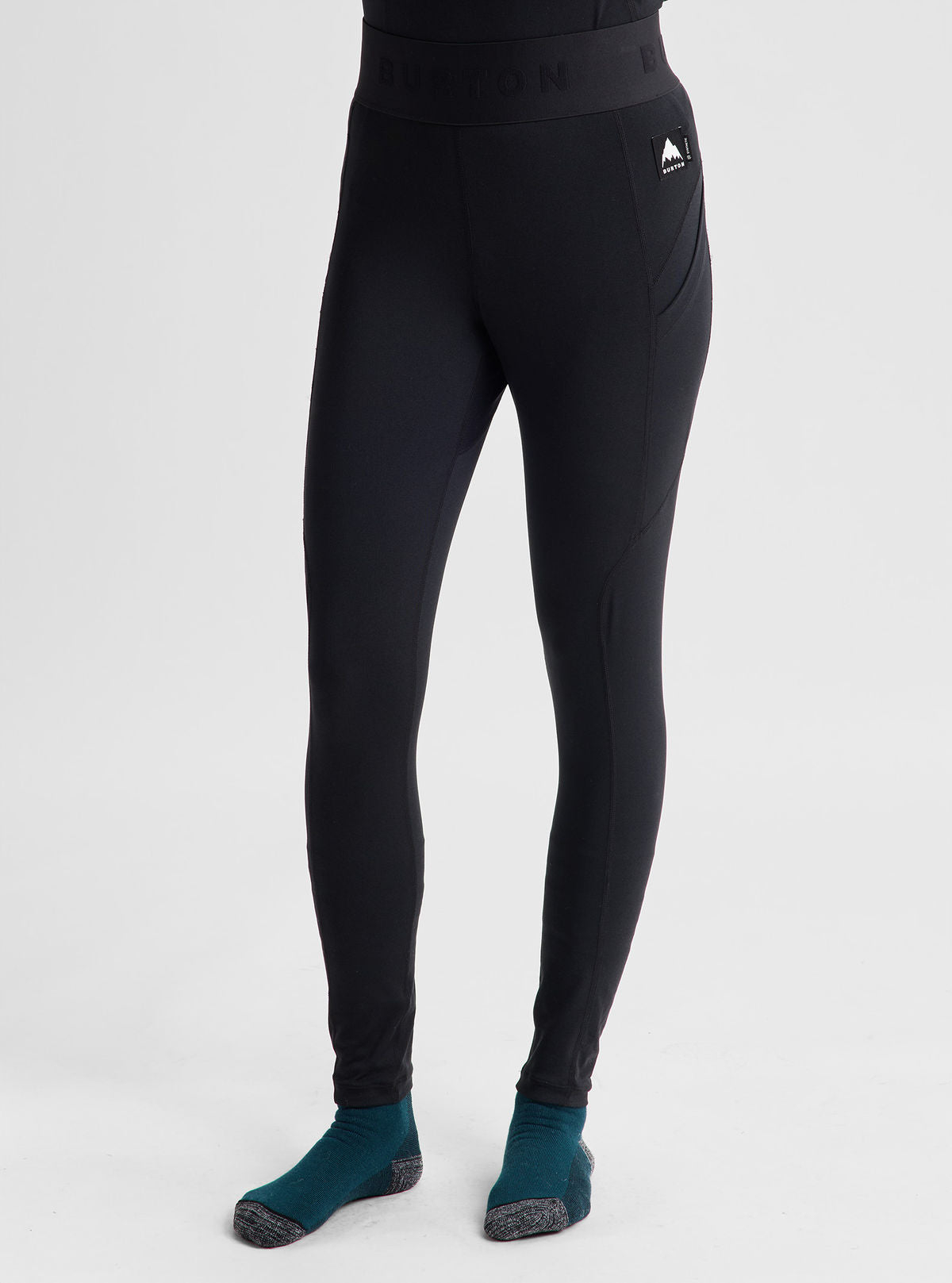 Women's Burton Lightweight Base Layer Pants - True Black - Burton Pants Base - alternate view 4