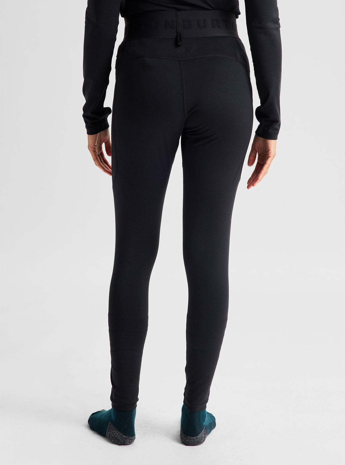 Women's Burton Lightweight Base Layer Pants - True Black - Burton Pants Base - alternate view 5