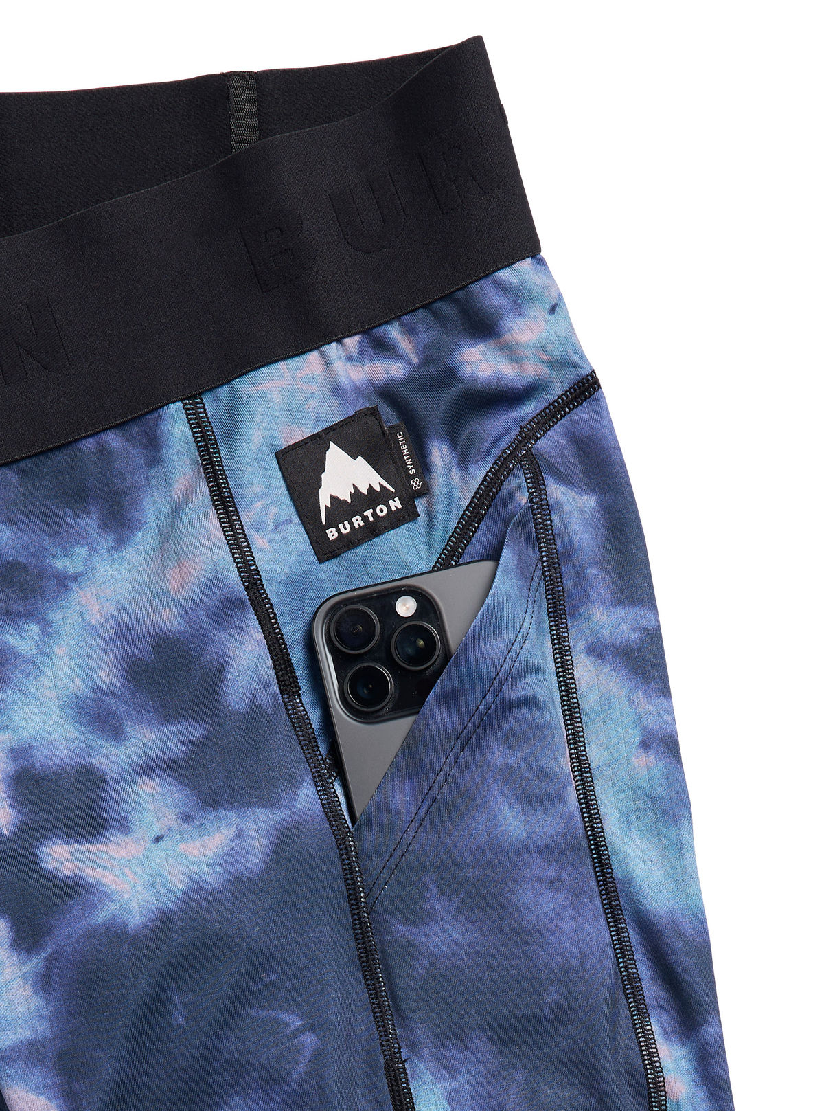 Women's Burton Lightweight Base Layer Pants - Crystal Dye - Burton Pants Base - alternate view 2