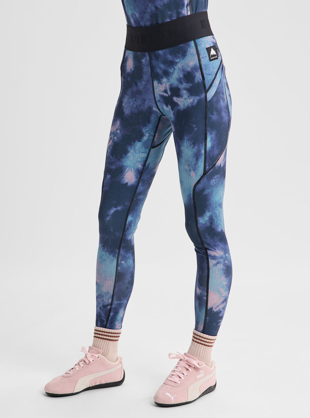 Women's Burton Lightweight Base Layer Pants - Crystal Dye - Burton Pants Base - alternate view 4
