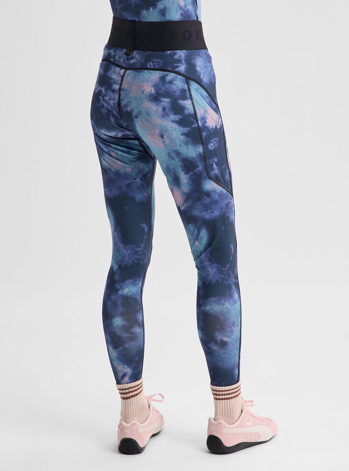 Women's Burton Lightweight Base Layer Pants - Crystal Dye - Burton Pants Base - alternate view 5
