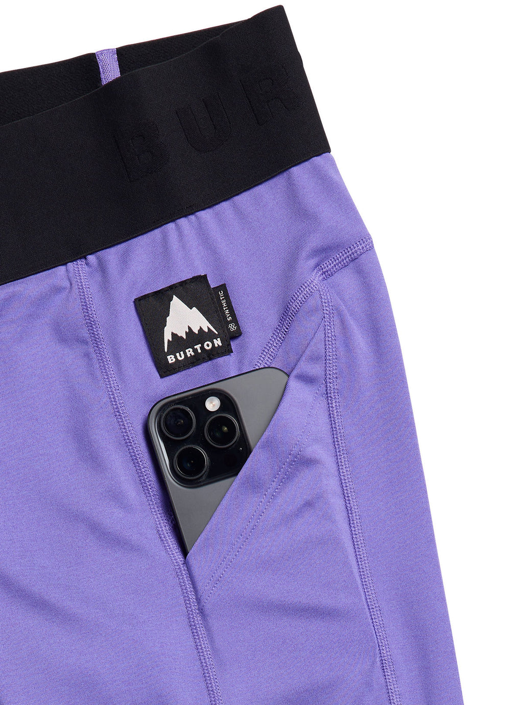 Women's Burton Lightweight Base Layer Pants - Purple Voltage - Burton Pants Base - alternate view 2