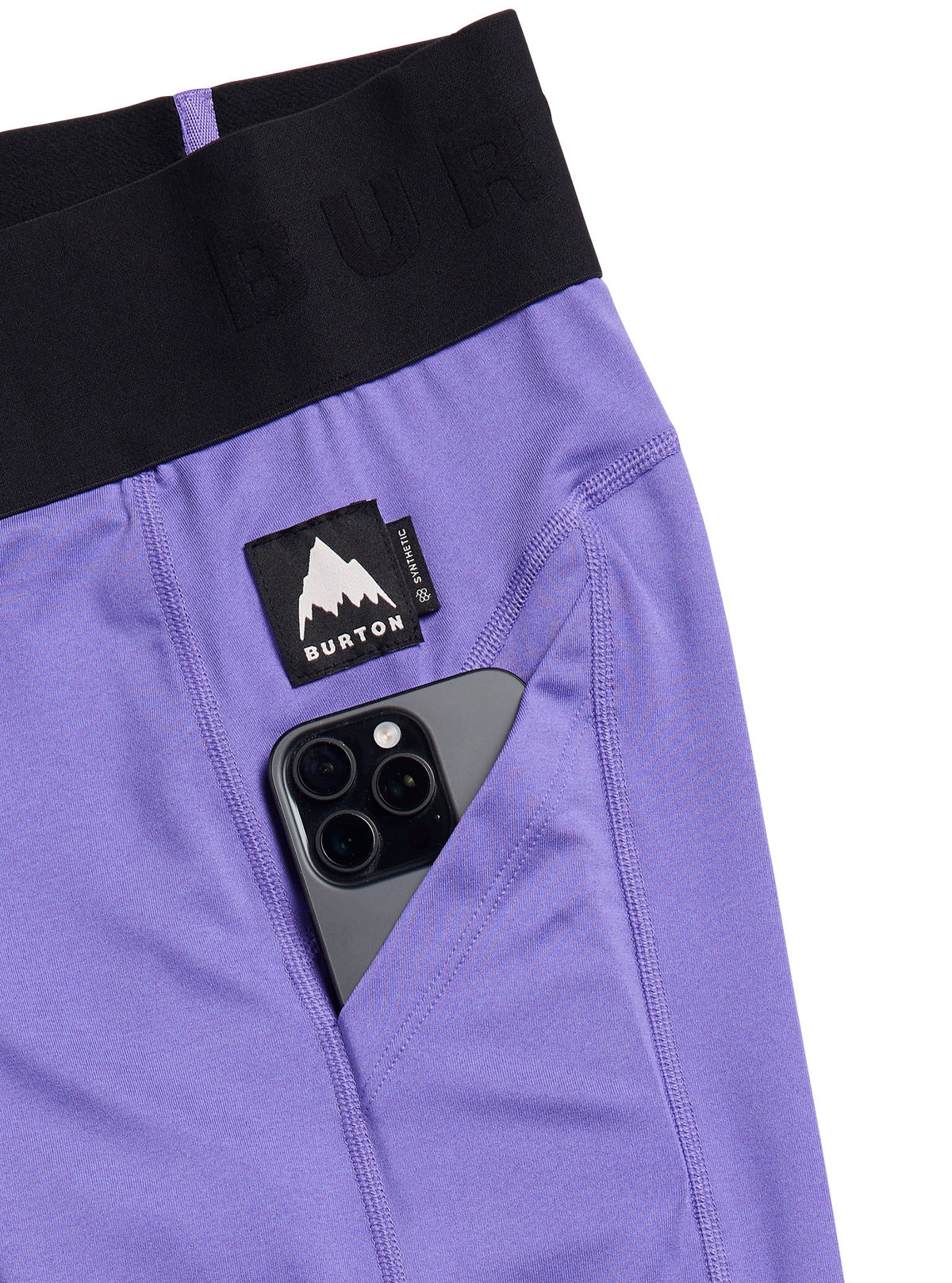 Women's Burton Lightweight Base Layer Pants - Purple Voltage - Burton Pants Base - alternate view 2