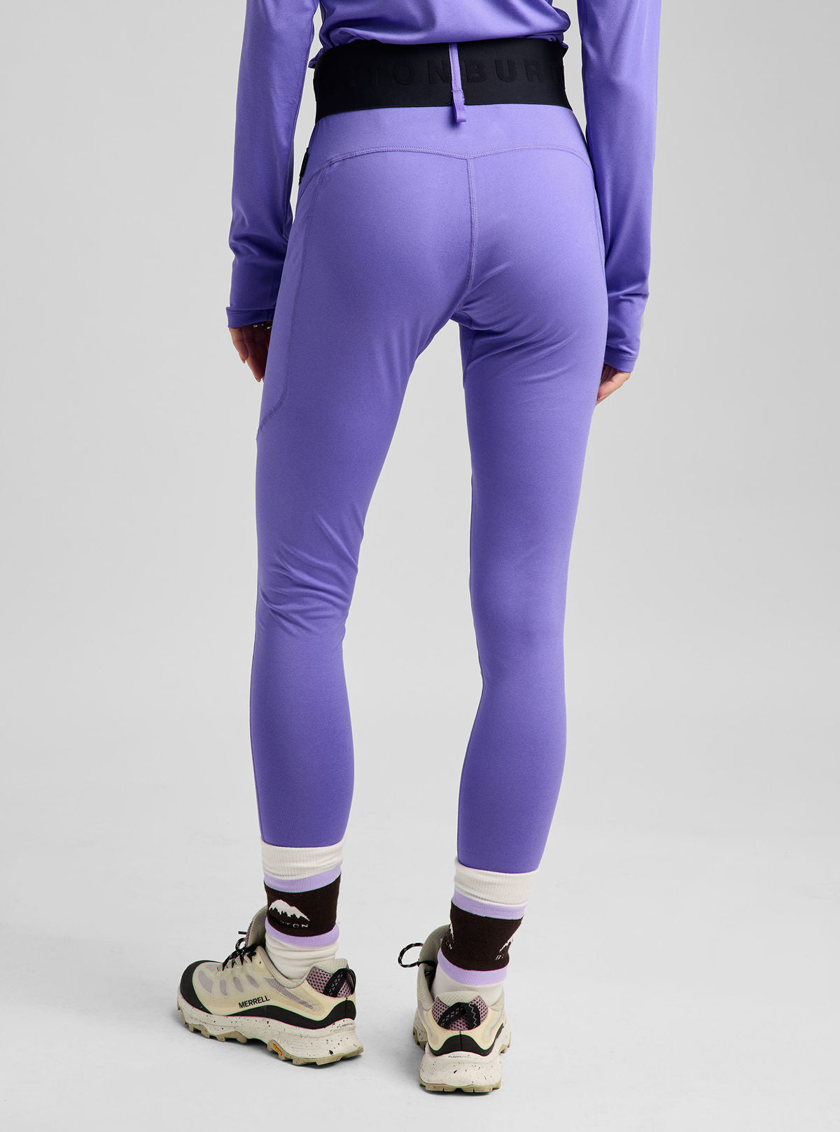 Women's Burton Lightweight Base Layer Pants - Purple Voltage - Burton Pants Base - alternate view 5