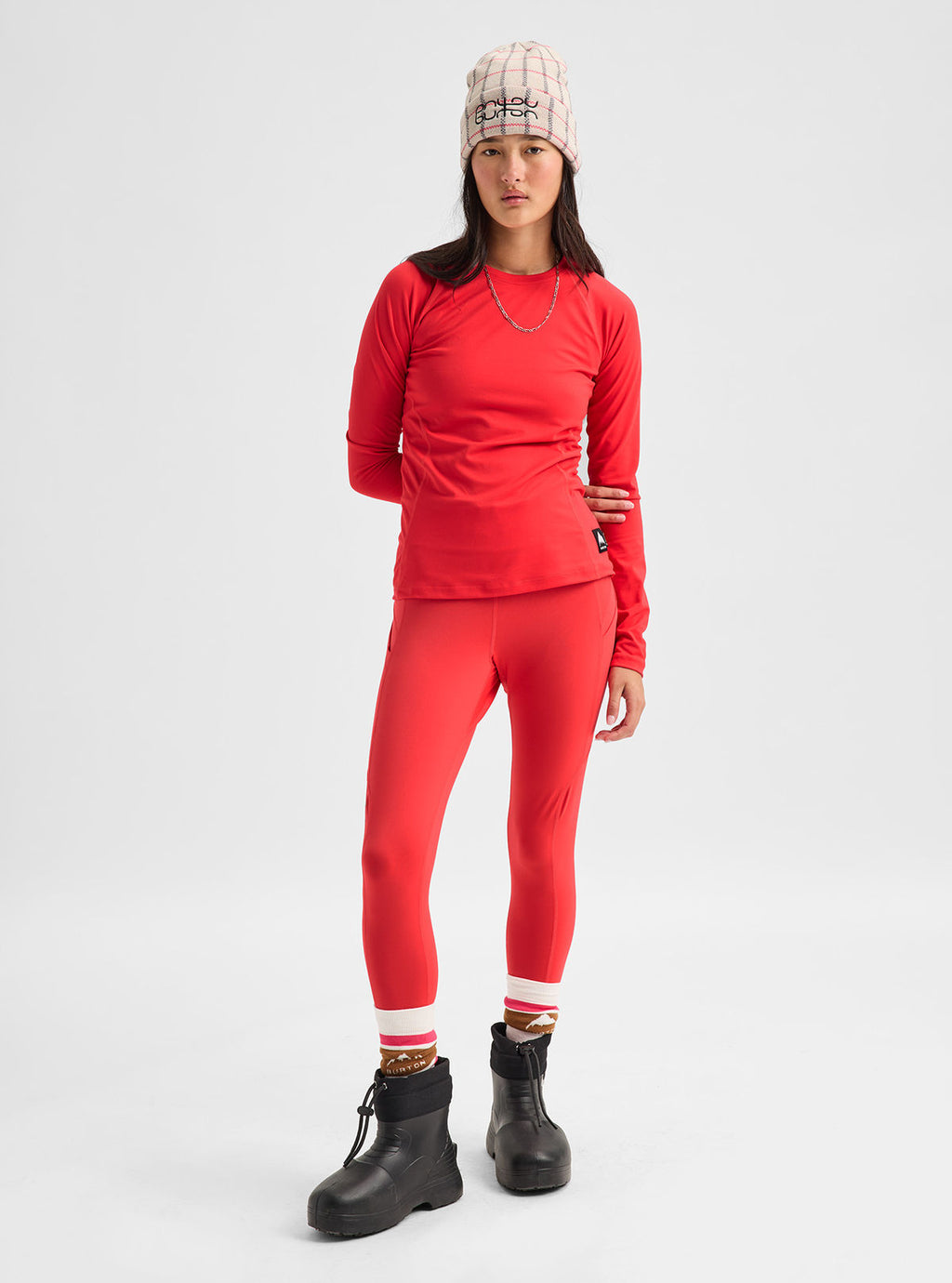 Women's Burton Lightweight Base Layer Pants - Hot Tamale - Burton Pants Base - alternate view 3
