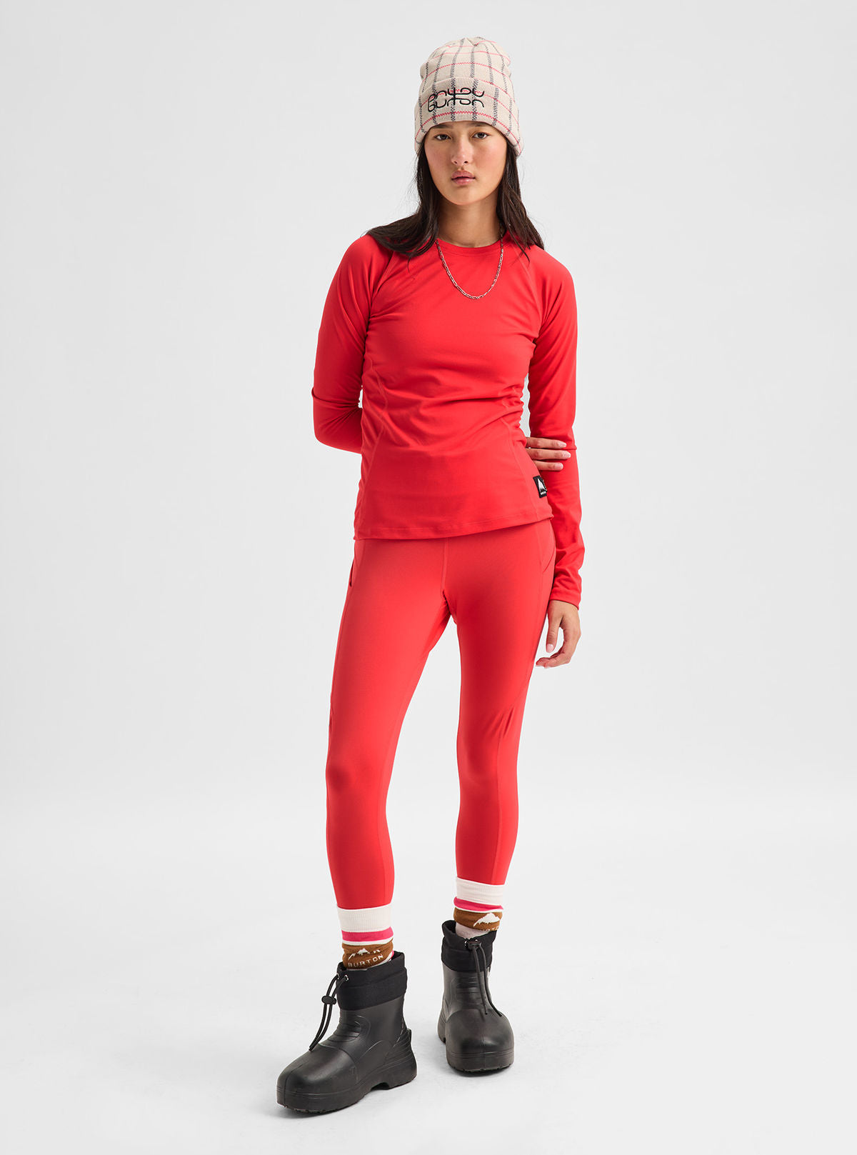 Women's Burton Lightweight Base Layer Pants - Hot Tamale - Burton Pants Base - alternate view 3