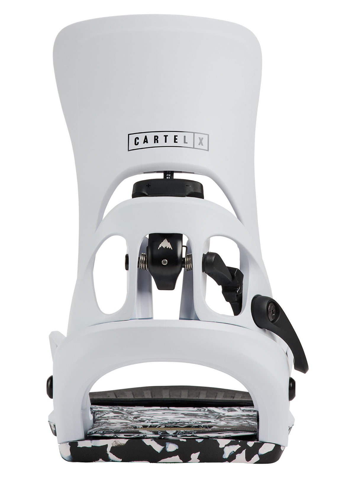 Men's Burton Step On Cartel X Snowboard Bindings - White - Burton Bindings Step On - alternate view 3
