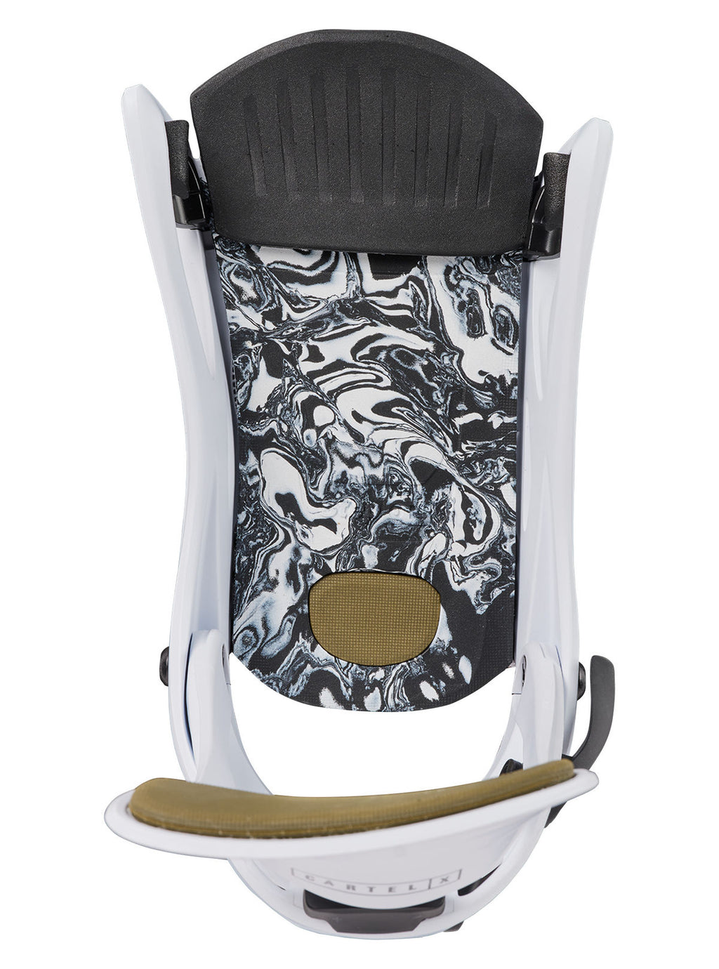 Men's Burton Step On Cartel X Snowboard Bindings - White - Burton Bindings Step On - alternate view 4