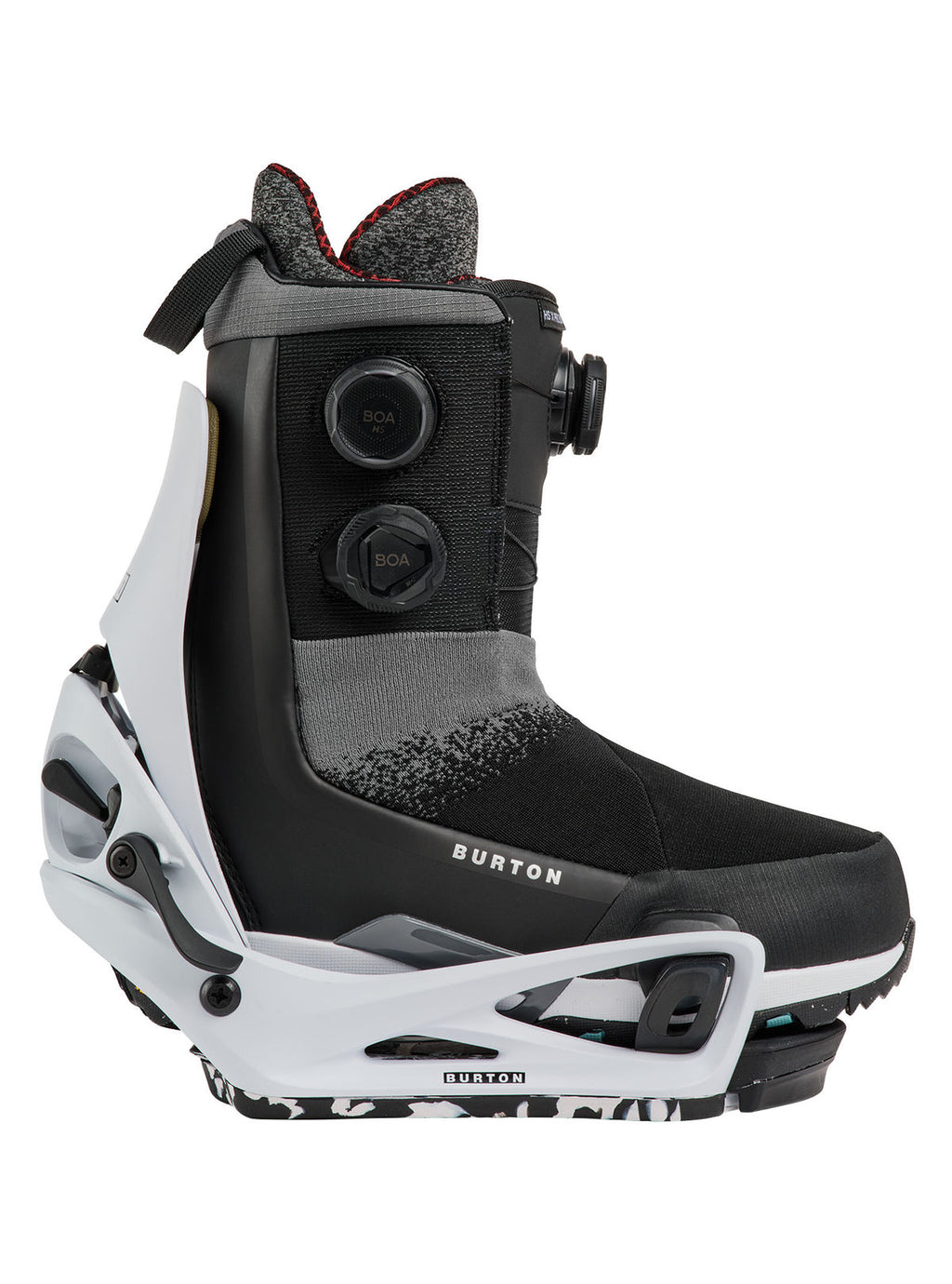 Men's Burton Step On Cartel X Snowboard Bindings - White - Burton Bindings Step On - alternate view 5